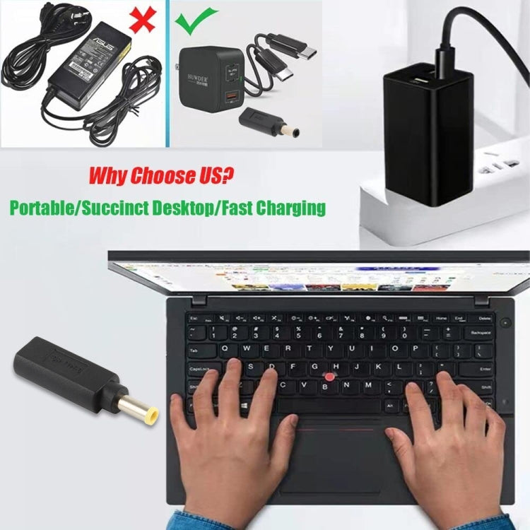 Adattatore USB-C femmina a maschio 5,0x1,0 mm per Samsung