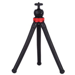 Supporto treppiede flessibile Mini Octopus MZ305 con testa a sfera per fotocamere reflex, GoPro HERO10 Black / HERO9 Black / HERO8 Black /7 /6 /5 /5 Session /4 Session /4 /3+ /3 /2 /1, DJI Osmo Action,Xiaoyi e altre action cam, cellulare, dimensioni: 3...