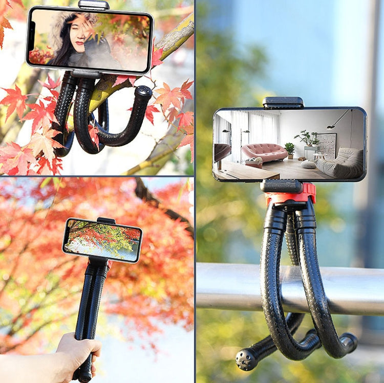 Supporto treppiede flessibile Mini Octopus MZ305 con testa a sfera per fotocamere reflex, GoPro HERO10 Black / HERO9 Black / HERO8 Black /7 /6 /5 /5 Session /4 Session /4 /3+ /3 /2 /1, DJI Osmo Action,Xiaoyi e altre action cam, cellulare, dimensioni: 3...