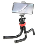 Supporto treppiede flessibile Mini Octopus MZ305 con testa a sfera per fotocamere reflex, GoPro HERO10 Black / HERO9 Black / HERO8 Black /7 /6 /5 /5 Session /4 Session /4 /3+ /3 /2 /1, DJI Osmo Action,Xiaoyi e altre action cam, cellulare, dimensioni: 3...