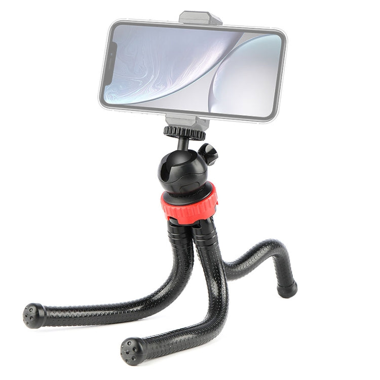 Supporto treppiede flessibile Mini Octopus MZ305 con testa a sfera per fotocamere reflex, GoPro HERO10 Black / HERO9 Black / HERO8 Black /7 /6 /5 /5 Session /4 Session /4 /3+ /3 /2 /1, DJI Osmo Action,Xiaoyi e altre action cam, cellulare, dimensioni: 3...
