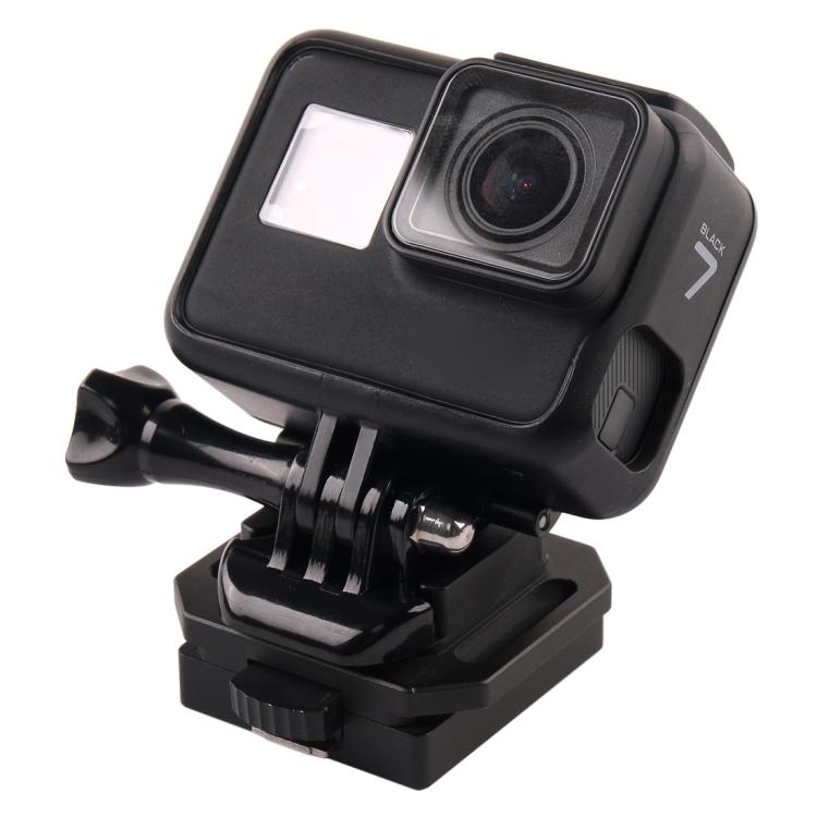 Supporto per selfie per casco in lega di alluminio GP193 per GoPro HERO 1/2/3/3+/4/5 Sessione/6/7, Xiaoyi e fotocamera sportiva 4K di seconda generazione, GP193