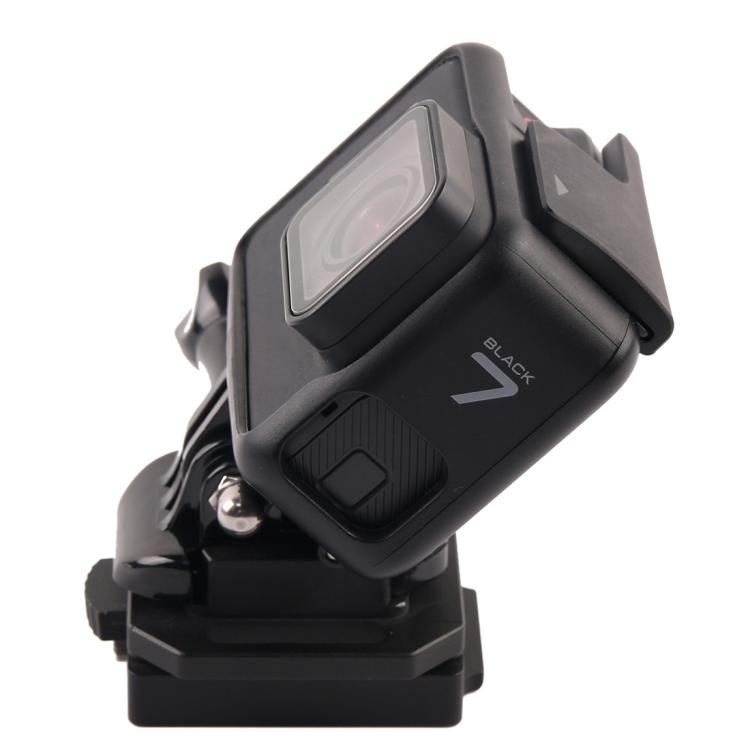 Supporto per selfie per casco in lega di alluminio GP193 per GoPro HERO 1/2/3/3+/4/5 Sessione/6/7, Xiaoyi e fotocamera sportiva 4K di seconda generazione, GP193