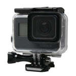 Per GoPro HERO6 /5 Nero Custodia subacquea impermeabile da 60 m Custodia subacquea con touch screen Sportello posteriore e filtro / Fibbia Supporto di base e vite, non è necessario smontare l'obiettivo, 60m Waterproof