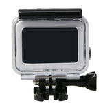 Per GoPro HERO6 /5 Nero Custodia subacquea impermeabile da 60 m Custodia subacquea con touch screen Sportello posteriore e filtro / Fibbia Supporto di base e vite, non è necessario smontare l'obiettivo, 60m Waterproof
