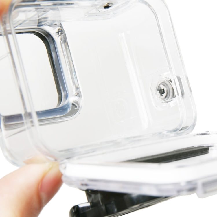 Per GoPro HERO6 /5 Nero Custodia subacquea impermeabile da 60 m Custodia subacquea con touch screen Sportello posteriore e filtro / Fibbia Supporto di base e vite, non è necessario smontare l'obiettivo, 60m Waterproof