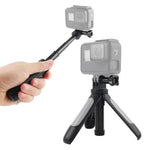 Mini treppiede fisso multifunzionale GP446 per GoPro Hero11 Black / HERO10 Black /9 Black /8 Black /7 /6 /5 /5 Session /4 Session /4 /3+ /3 /2 /1, DJI Osmo Action e altre action cam, GP446 (Black), GP446 (Grey), GP446 (Blue), GP446 (Red)