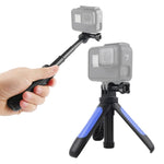 Mini treppiede fisso multifunzionale GP446 per GoPro Hero11 Black / HERO10 Black /9 Black /8 Black /7 /6 /5 /5 Session /4 Session /4 /3+ /3 /2 /1, DJI Osmo Action e altre action cam, GP446 (Black), GP446 (Grey), GP446 (Blue), GP446 (Red)