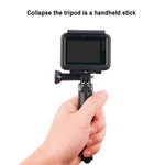 Staffa per treppiede GP456 per GoPro Hero11 Black / HERO10 Black /9 Black /8 Black /7 /6 /5 /5 Session /4 Session /4 /3+ /3 /2 /1, DJI Osmo Action e altre action cam e 4-Telefoni da 6,8 pollici, GP456