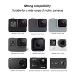 Staffa per treppiede GP456 per GoPro Hero11 Black / HERO10 Black /9 Black /8 Black /7 /6 /5 /5 Session /4 Session /4 /3+ /3 /2 /1, DJI Osmo Action e altre action cam e 4-Telefoni da 6,8 pollici, GP456