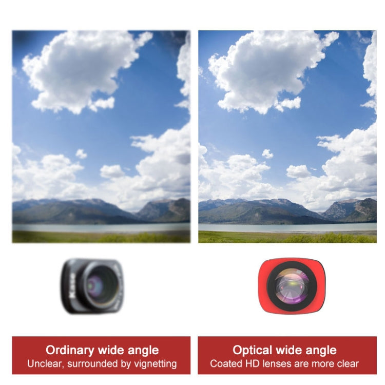 JSR 5 in 1 CR Obiettivo super grandangolare 12,5X Obiettivo macro + Obiettivo CPL + Star + Set filtri obiettivo ND16 per DJI OSMO Pocket, Macro Lens+CPL+ Star+ND16+CR