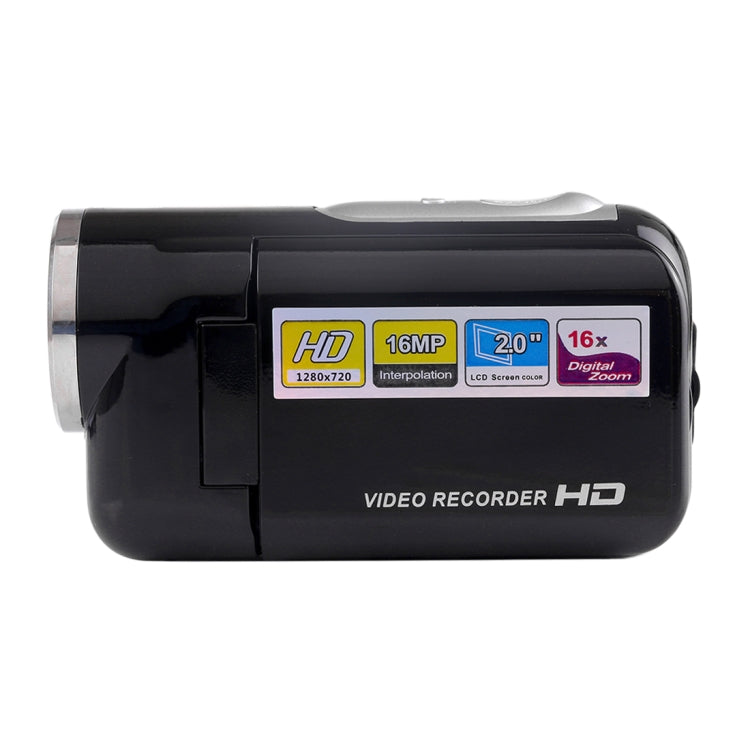 1280x720P HD 16X Digital Zoom 16.0MP Digital Video Camera with 2.0 inch LCD Screen