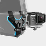 Supporto per cintura per casco + custodia protettiva impermeabile per GoPro HERO7 Black /6 /5, Helmet Belt Mount +Waterproof Case