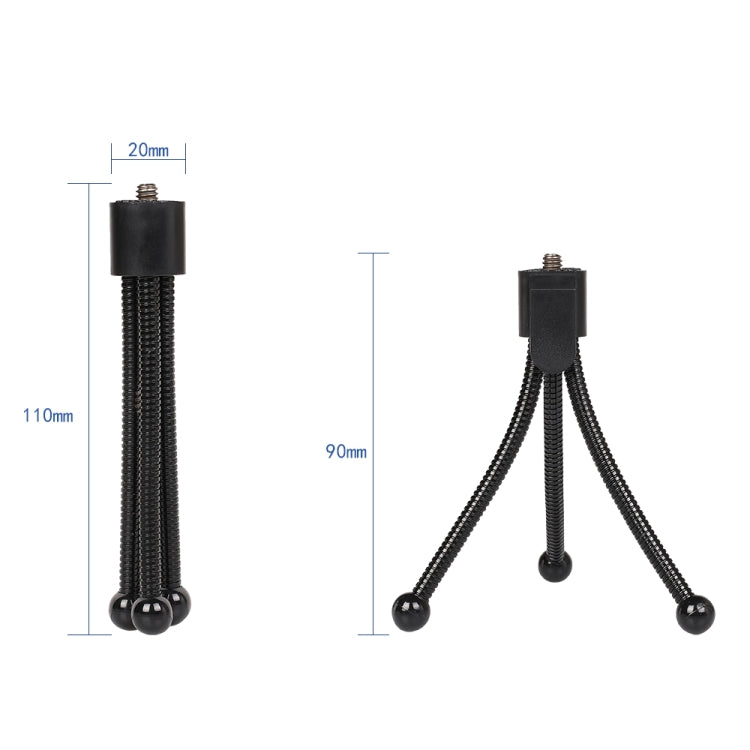 Supporto per treppiede da tavolo mini in metallo con interfaccia a vite UNC1/4, carico massimo: 0,6 kg, Mini Metal Desktop