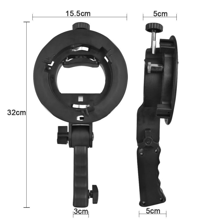 Staffa flash superiore portatile tipo S, S-Bracket