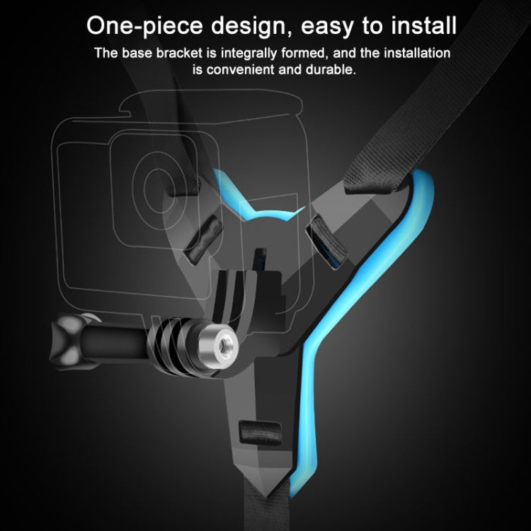 Supporto per cintura per casco per GoPro Hero11 Black / HERO10 Black /9 Black /8 Black /7 /6 /5 /5 Session /4 Session /4 /3+ /3 /2 /1, DJI Osmo Action e altre action cam, Helmet Belt Mount