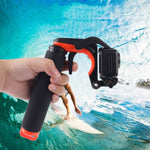 Grilletto dell'otturatore + Stick di galleggiamento per immersione con impugnatura galleggiante con cinturino regolabile anti-smarrimento, vite e chiave per DJI Osmo Action, Shutter Trigger+Hand Grip