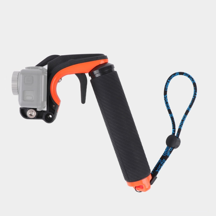 Grilletto dell'otturatore + Stick di galleggiamento per immersione con impugnatura galleggiante con cinturino regolabile anti-smarrimento, vite e chiave per DJI Osmo Action, Shutter Trigger+Hand Grip