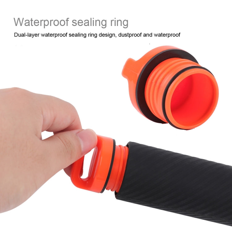 Grilletto dell'otturatore + Stick di galleggiamento per immersione con impugnatura galleggiante con cinturino regolabile anti-smarrimento, vite e chiave per DJI Osmo Action, Shutter Trigger+Hand Grip