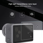 Per DJI Osmo Action 3-in-1 Obiettivo Display LCD anteriore e posteriore Pellicola protettiva HD, For DJI Osmo Action