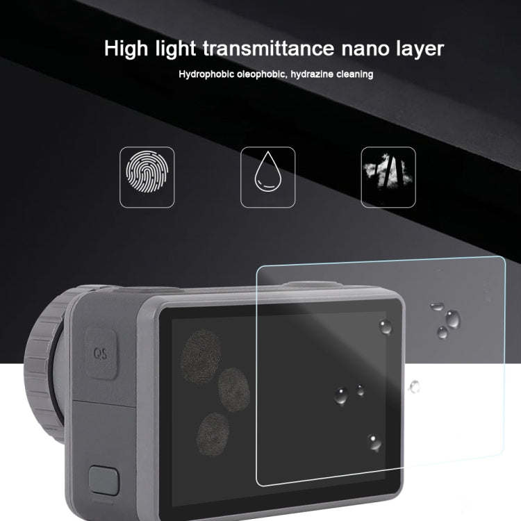Per DJI Osmo Action 3-in-1 Obiettivo Display LCD anteriore e posteriore Pellicola protettiva HD, For DJI Osmo Action