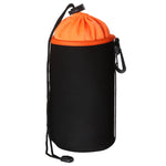 Borsa per obiettivo fotocamera reflex Borsa per obiettivo singolo micro Borsa per bile interna per obiettivo Custodia protettiva impermeabile più ispessimento in velluto, Diametro: 10 cm, Altezza: 18 cm, Diameter: 10cm, Height: 18cm
