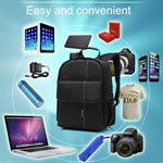 INDEPMAN DL-B013 Zaino portatile impermeabile antigraffio per sport all'aria aperta Borsa per fotocamera Borsa per telefono e tablet per GoPro, SJCAM, Nikon, Canon, Xiaomi Xiaoyi YI, iPad, Apple, Samsung, Huawei, Dimensioni: 26,5 * 12,5 * 33 cm