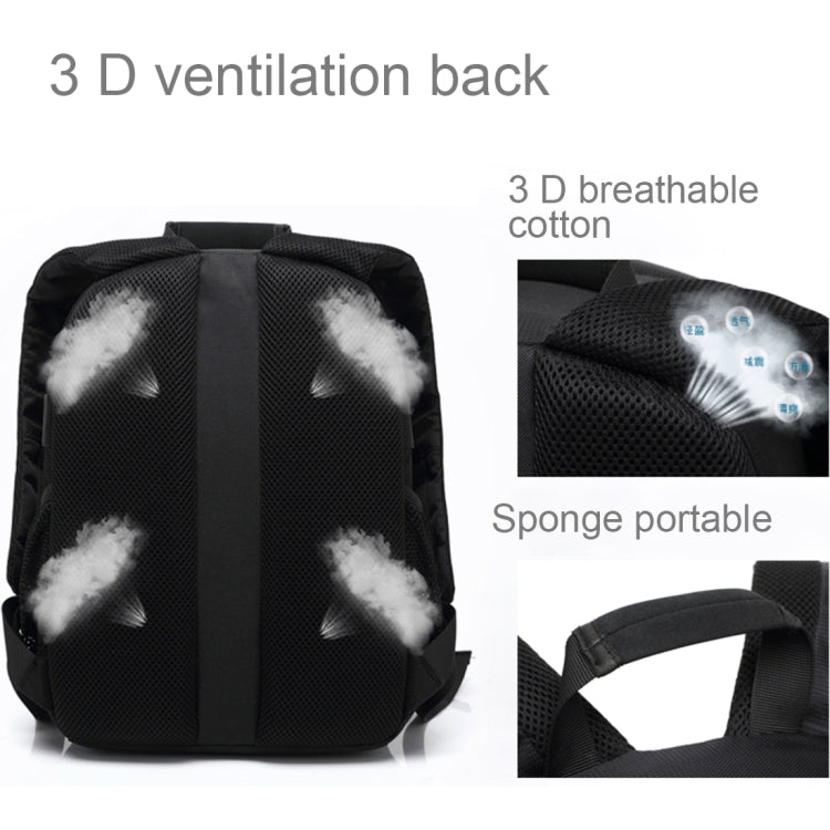 INDEPMAN DL-B013 Zaino portatile impermeabile antigraffio per sport all'aria aperta Borsa per fotocamera Borsa per telefono e tablet per GoPro, SJCAM, Nikon, Canon, Xiaomi Xiaoyi YI, iPad, Apple, Samsung, Huawei, Dimensioni: 26,5 * 12,5 * 33 cm