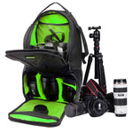 INDEPMAN DL-B016 Borsa a tracolla portatile impermeabile antigraffio per sport all'aria aperta Borsa per fotocamera Borsa per telefono e tablet per GoPro, SJCAM, Nikon, Canon, Xiaomi Xiaoyi YI, iPad, Apple, Samsung, Huawei, Dimensioni: 25,5 * 19 * 44 cm