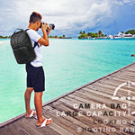 INDEPMAN DL-B016 Borsa a tracolla portatile impermeabile antigraffio per sport all'aria aperta Borsa per fotocamera Borsa per telefono e tablet per GoPro, SJCAM, Nikon, Canon, Xiaomi Xiaoyi YI, iPad, Apple, Samsung, Huawei, Dimensioni: 25,5 * 19 * 44 cm