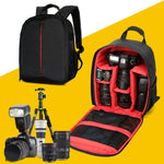 DL-B028 Zaino portatile per sport all'aria aperta antigraffio stile casual portatile Borsa per fotocamera reflex Borsa per telefono per GoPro, SJCAM, Nikon, Canon, Xiaomi Xiaoyi YI, iPad, Apple, Samsung, Huawei, Dimensioni: 27,5 * 12,5 * 34 cm