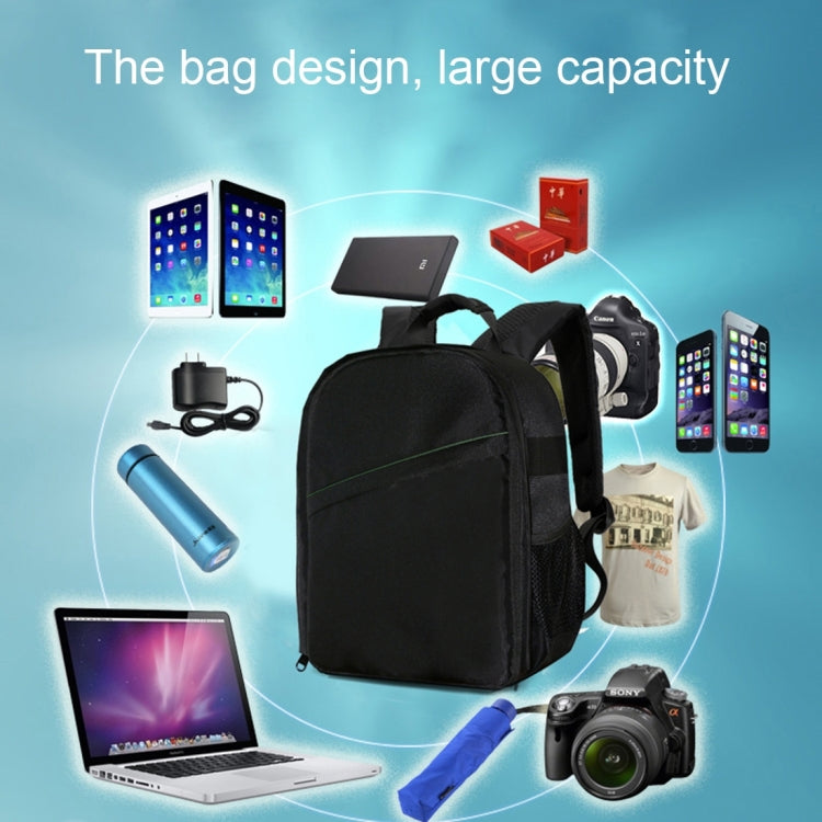 DL-B028 Zaino portatile per sport all'aria aperta antigraffio stile casual portatile Borsa per fotocamera reflex Borsa per telefono per GoPro, SJCAM, Nikon, Canon, Xiaomi Xiaoyi YI, iPad, Apple, Samsung, Huawei, Dimensioni: 27,5 * 12,5 * 34 cm