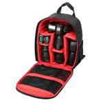 DL-B028 Zaino portatile per sport all'aria aperta antigraffio stile casual portatile Borsa per fotocamera reflex Borsa per telefono per GoPro, SJCAM, Nikon, Canon, Xiaomi Xiaoyi YI, iPad, Apple, Samsung, Huawei, Dimensioni: 27,5 * 12,5 * 34 cm