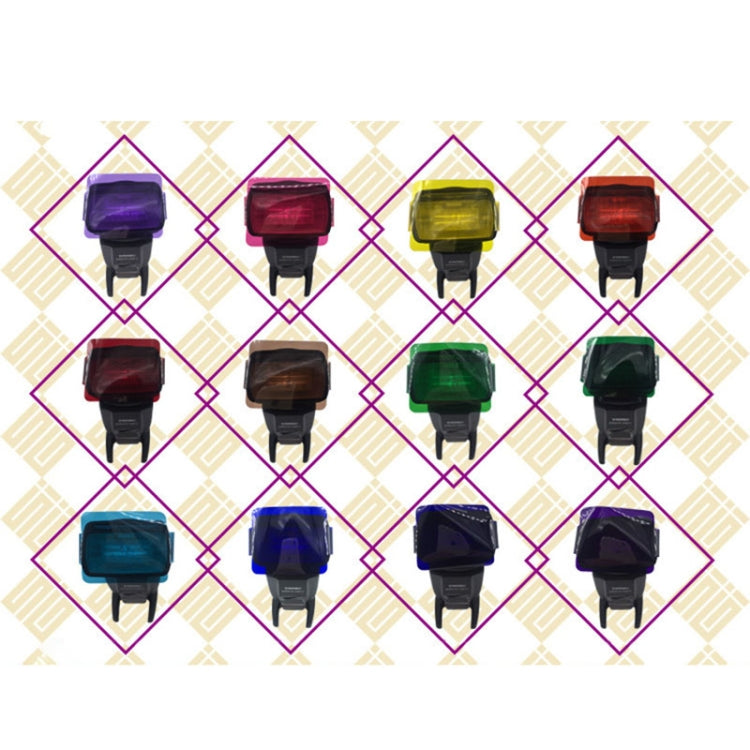 12 pezzi SiGi SG120 set di filtri a 12 colori per fotocamera accessori flash superiori filtro temperatura, 12-color