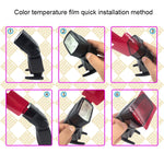 12 pezzi SiGi SG120 set di filtri a 12 colori per fotocamera accessori flash superiori filtro temperatura, 12-color