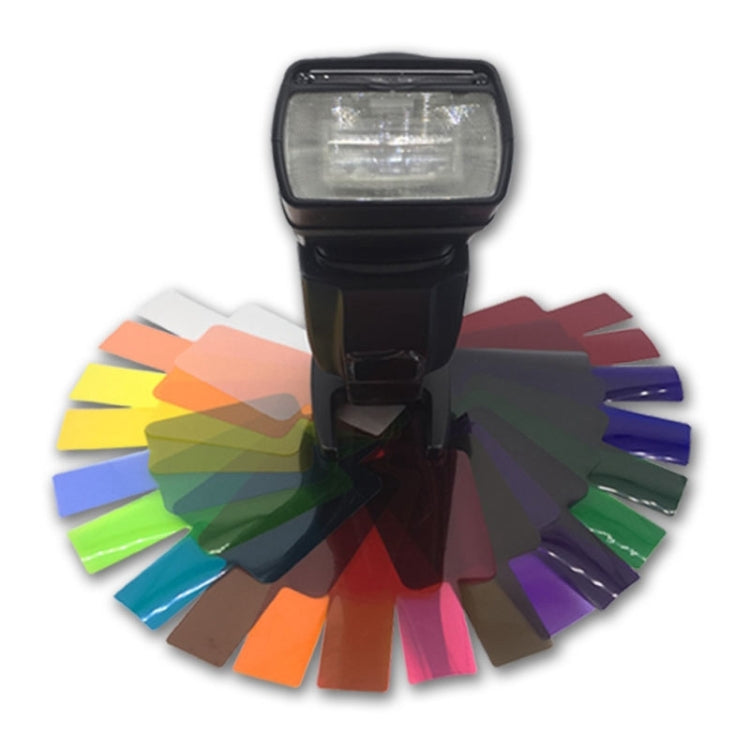 20 pezzi/set SiGi SG200 set di filtri a 20 colori fotocamera accessori flash superiori filtro temperatura, 20-color