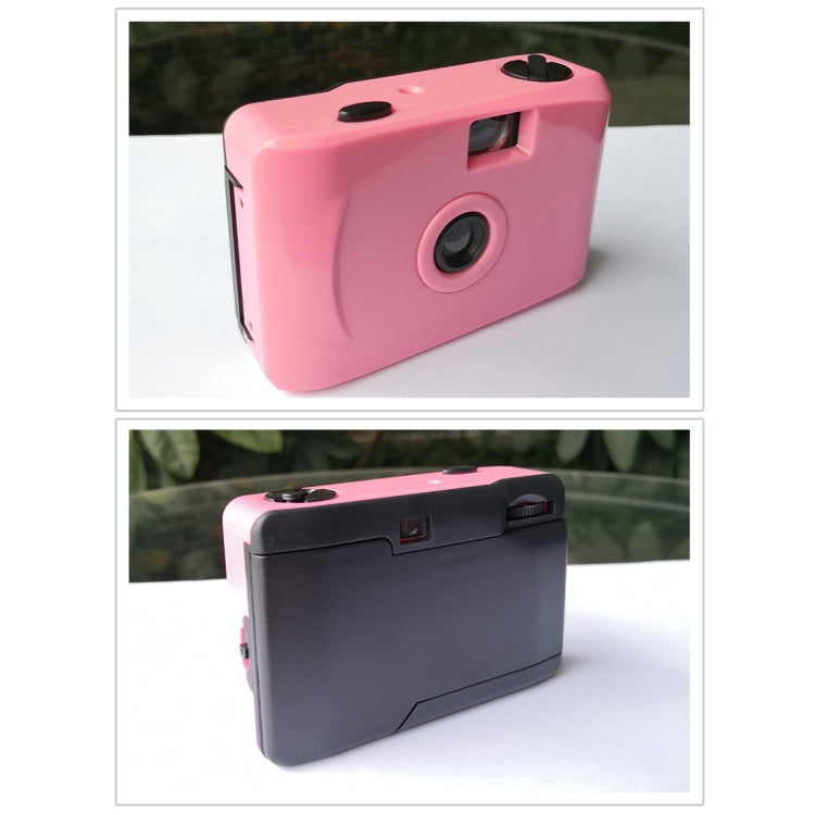 SUC4 Retro Film Camera with Floral Pattern Mini Point and Shoot Camera for Kids Waterproof 5m, Flowers Pattern