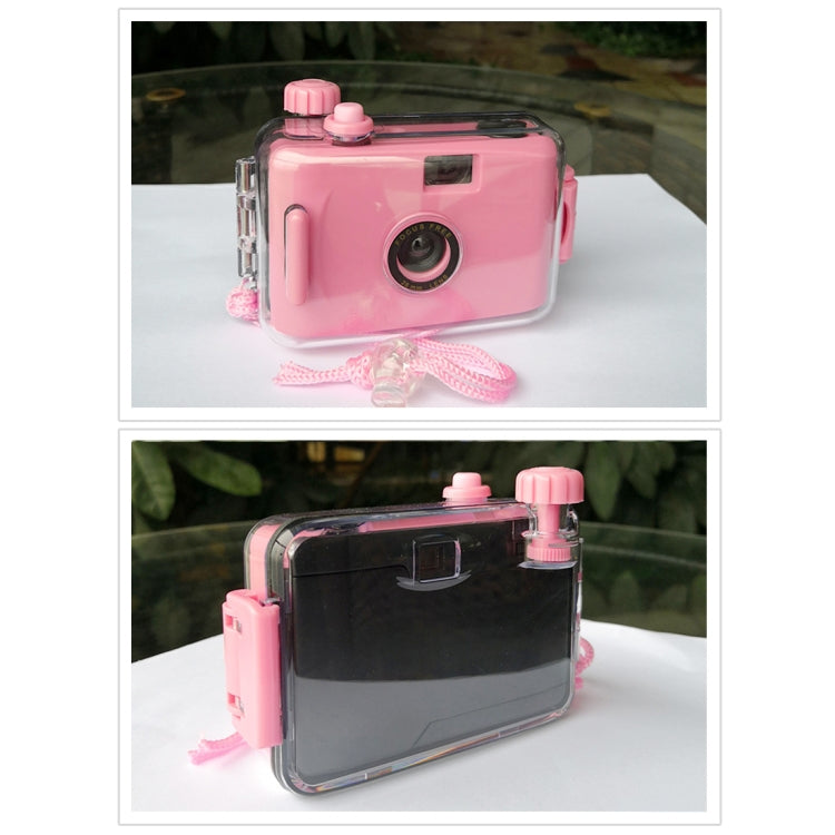 SUC4 Retro Film Camera with Floral Pattern Mini Point and Shoot Camera for Kids Waterproof 5m, Flowers Pattern