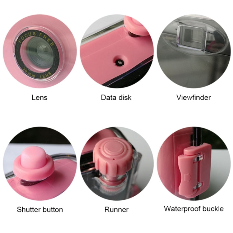 Mini fotocamera istantanea impermeabile 5m per bambini