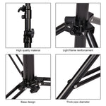 Supporto per buffer a molla per illuminazione professionale in metallo, altezza 3 m, per flash da studio