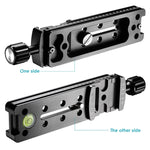 FVR-150 Binario di fissaggio scorrevole nodale verticale multiuso da 150 mm per obiettivo Fisheyes e obiettivo grandangolare, compatibile con il morsetto Arca Swiss RRS, FVR-150