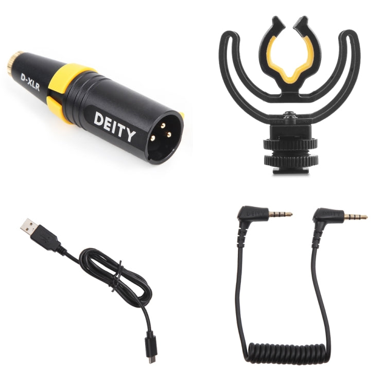 Deity V-Mic D3 Pro Kit microfono shotgun a condensatore direzionale con supporto antiurto con impugnatura, V-Mic D3 Pro Kit