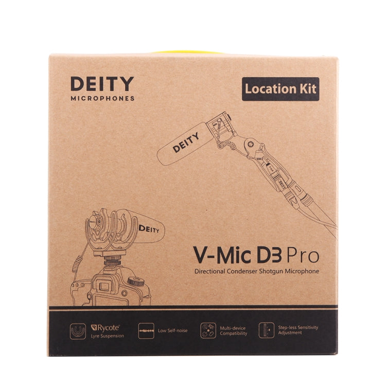 Deity V-Mic D3 Pro Kit microfono shotgun a condensatore direzionale con supporto antiurto con impugnatura, V-Mic D3 Pro Kit