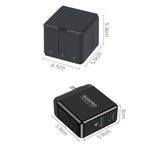 RUIGPRO Scatola caricabatteria tripla per alloggiamento batterie USB con indicatore LED per DJI OSMO Action 1, Charger Box
