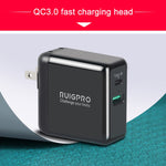 RUIGPRO Scatola caricabatteria tripla per alloggiamento batterie USB con indicatore LED per DJI OSMO Action 1, Charger Box
