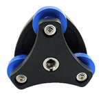 DLEV-3838 Livella a bolla di precisione Base di livellamento Piastra testa treppiede con vite da 3/8 pollici e 3 quadranti di regolazione per supporto treppiede, DLEV-3838