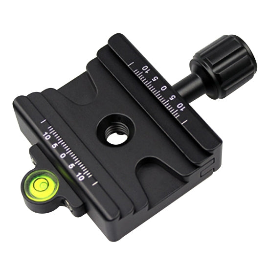 FCD-1 Supporto per piastra adattatore con morsetto a sgancio rapido con manopola a doppio uso per piastra a sgancio rapido SLIDEFIX da 39 mm Arca / 32 mm, FCD-1