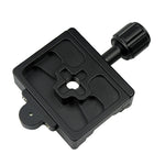 FCD-1 Supporto per piastra adattatore con morsetto a sgancio rapido con manopola a doppio uso per piastra a sgancio rapido SLIDEFIX da 39 mm Arca / 32 mm, FCD-1