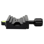 FCD-1 Supporto per piastra adattatore con morsetto a sgancio rapido con manopola a doppio uso per piastra a sgancio rapido SLIDEFIX da 39 mm Arca / 32 mm, FCD-1