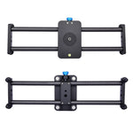 YELANGU L40T Binario di scorrimento in fibra di carbonio da 40 cm per fotocamere reflex/videocamere, L40T 40cm